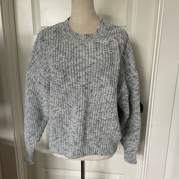 J. Crew cotton blend sweater Blue-Grey / L - Picture 3 of 8